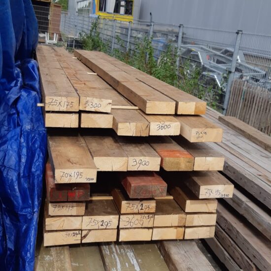 Vuren Balkhout 75x195mm