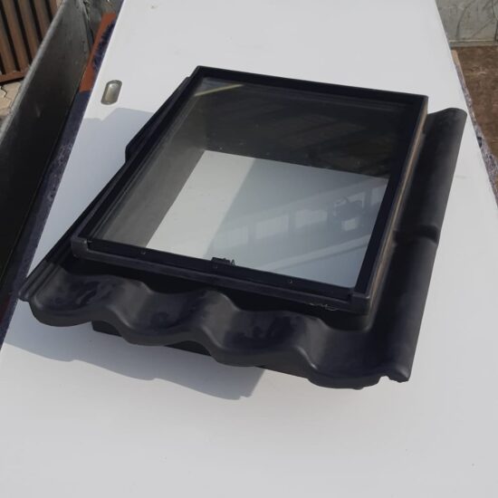 Dakraam enkel glas.